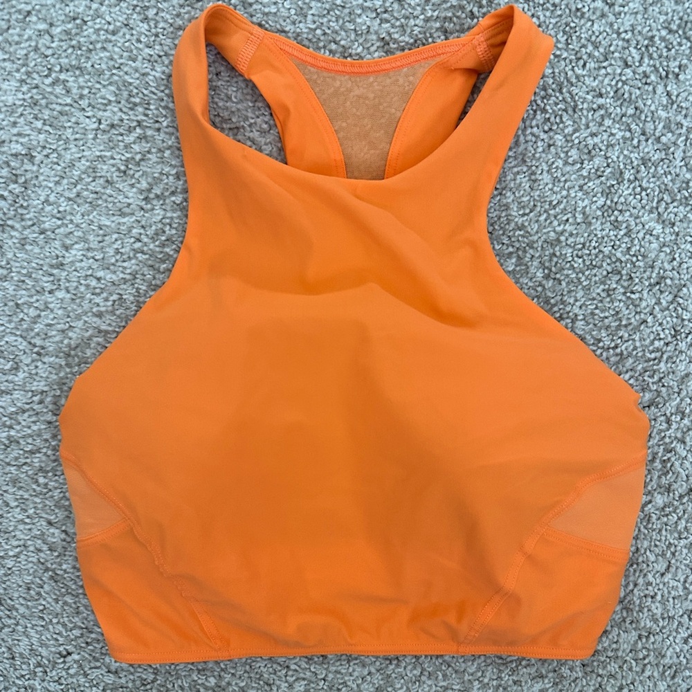 Orange Lululemon Sports Bra